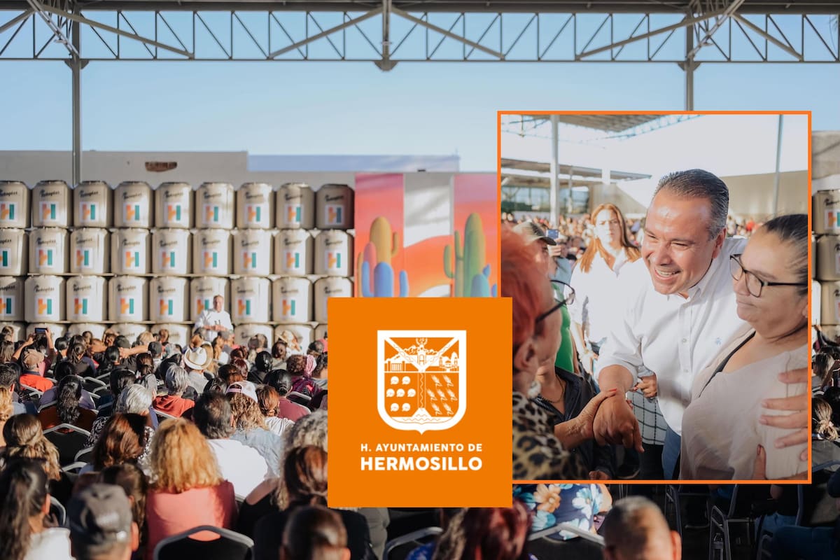 Familias de la zona urbana y rural de Hermosillo recibirán tinacos con instalación gratuita durante 2026
