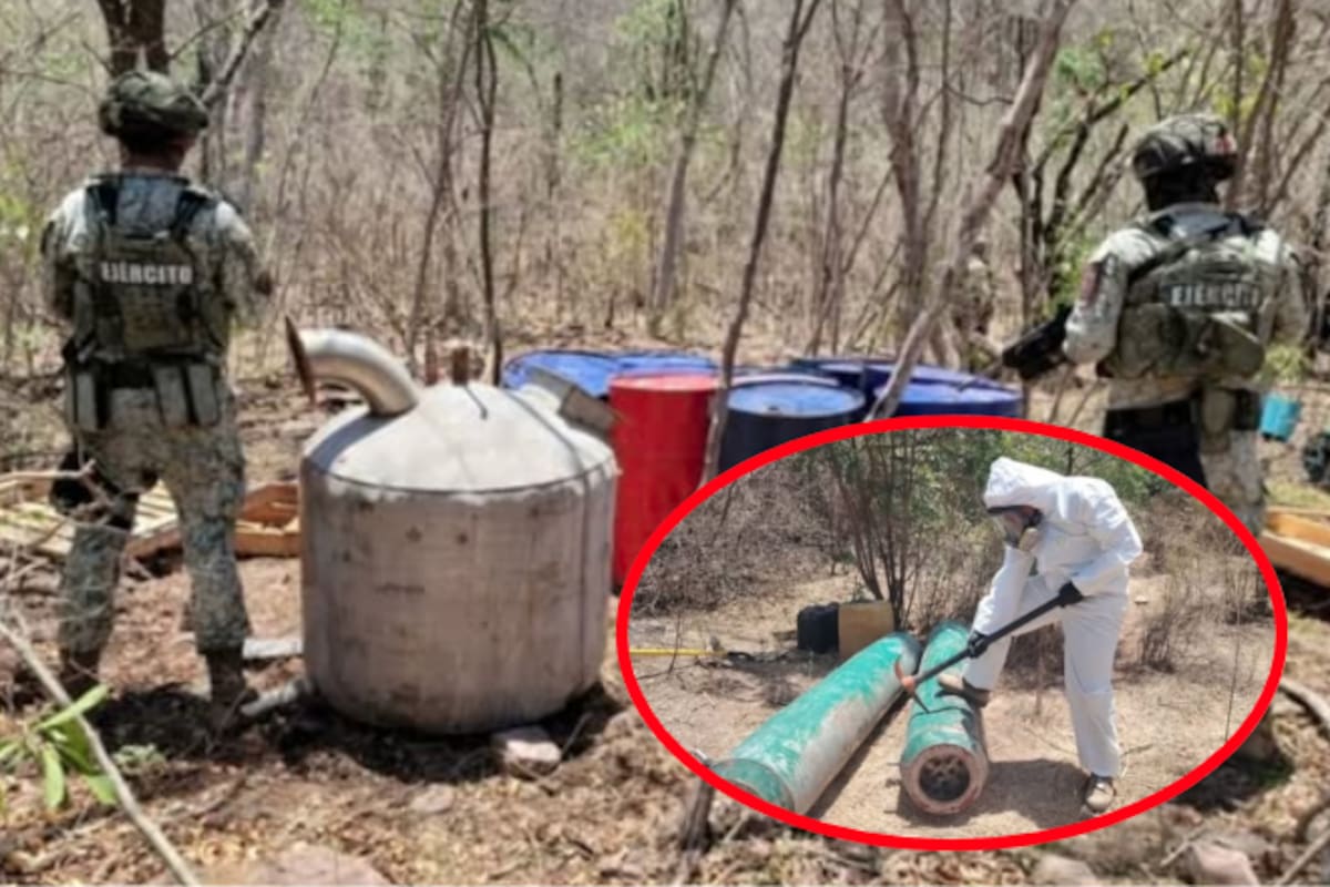 Descubren laboratorio clandestino y toneladas de químicos para drogas en Culiacán y Cosalá