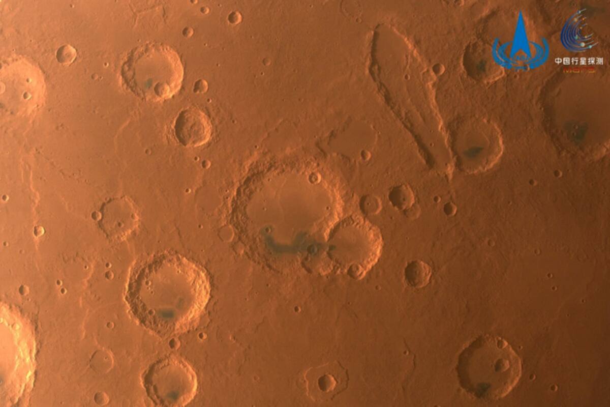 China publica imágenes de Marte tomadas por Tianwen-1
