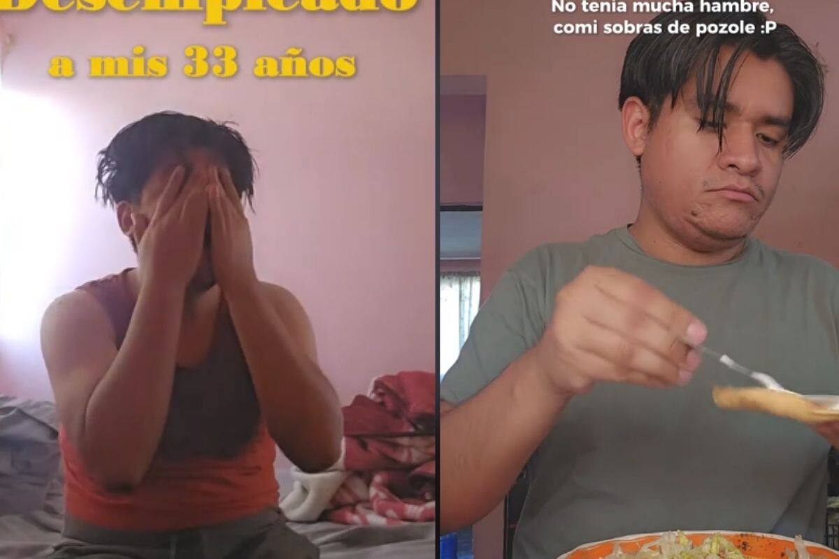 “Se siente perturbador”: Mexicano de 33 años documenta su vida como desempleado en TikTok y se vuelve viral