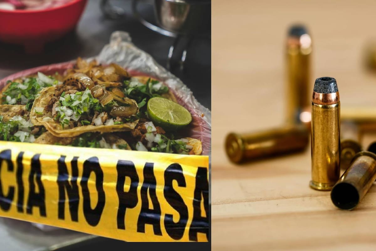Dos hombres fueron asesinados mientras comían tacos en un local de comida en CDMX; tenían antecedentes penales