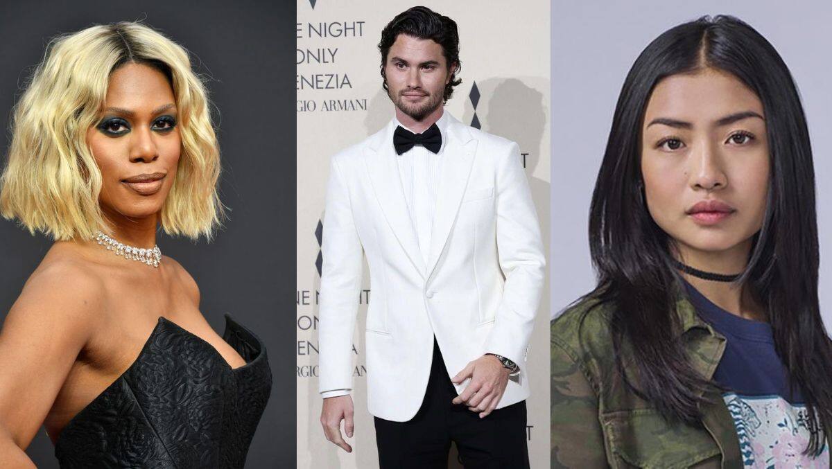 Laverne Cox, Chase Stokes y Brianne Tju