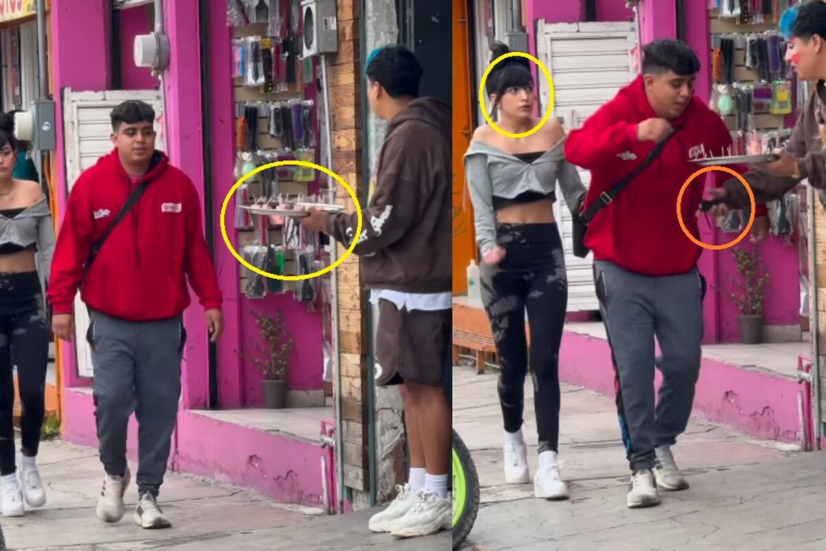 “Tome una muestra o le damos toques”: Influencers hacen bromas en la vía pública