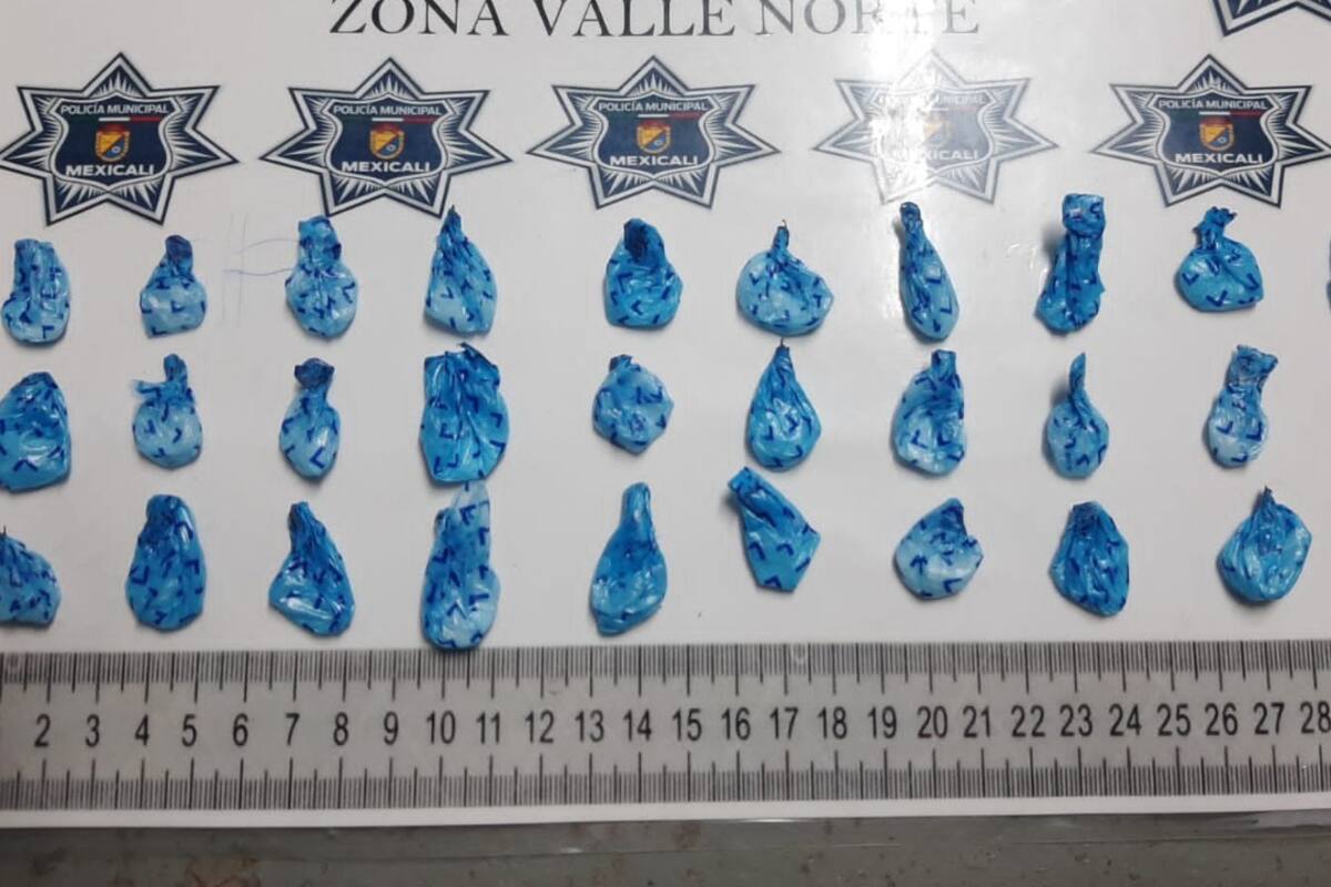 Caen dos hombres con droga en el valle