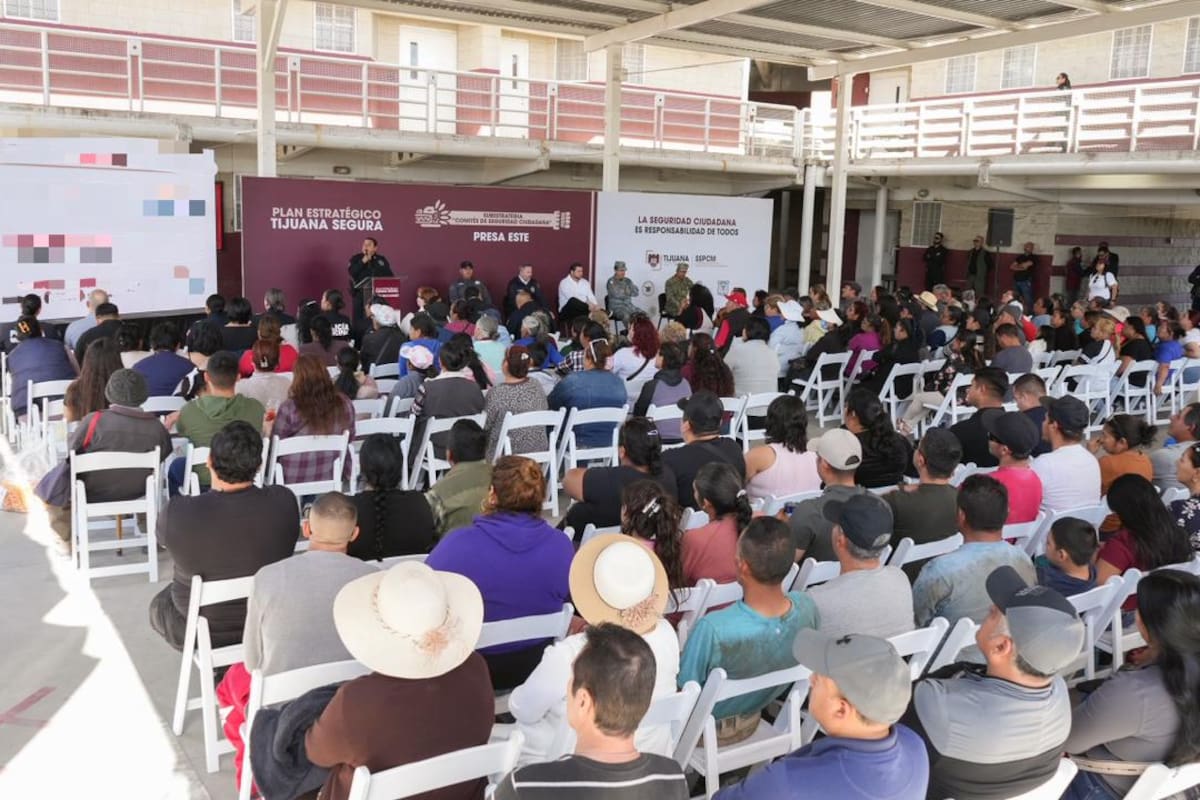 Refuerzan acciones preventivas mediante comités ciudadanos de seguridad en Tijuana