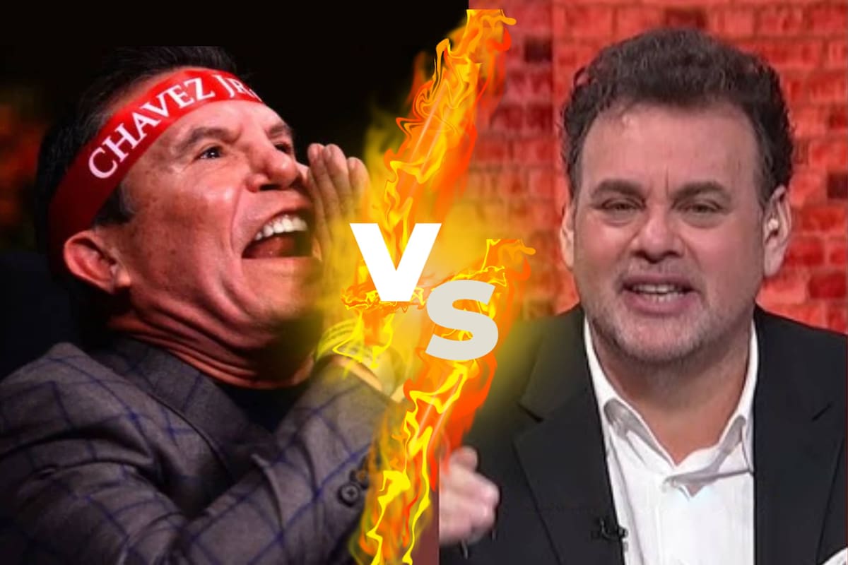 ¡Hay tiro! Julio César Chávez y David Faitelson se pelean en las redes sociales