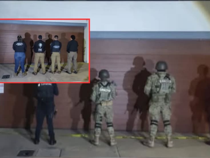 Autoridades aseguran 28 armas de fuego 5 granadas municiones y vehículos durante cateo en Culiacán