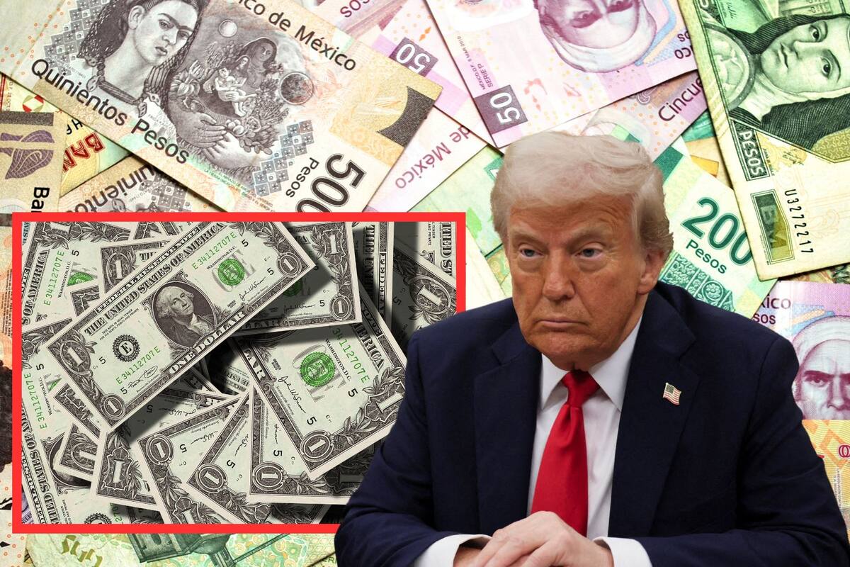 Peso mexicano repunta fuertemente ante el dólar tras pausa de aranceles recíprocos anunciada por Trump