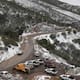 Protección Civil alerta: Continúa cerrado el tramo carretero a Puerto San Luis por caída de nieve y deslaves