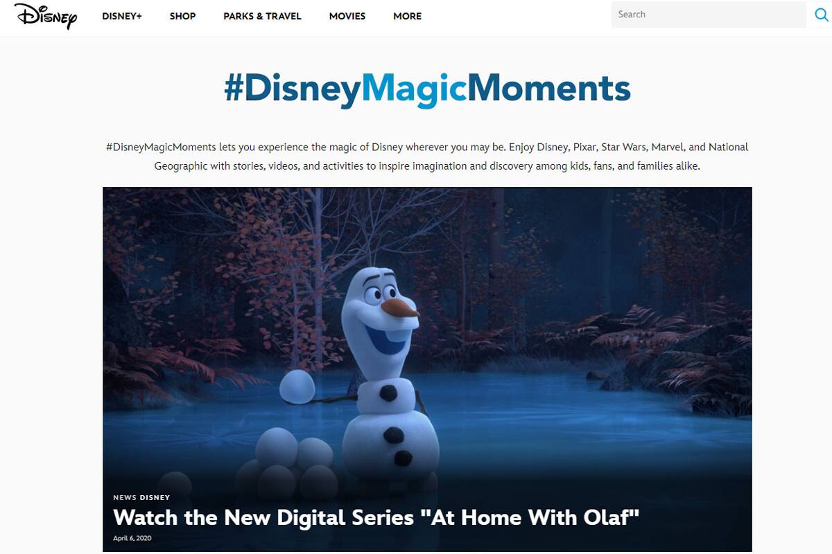 Crea Disney página para sus fanáticos