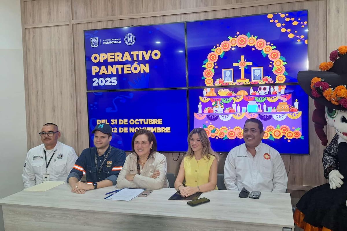 Hermosillo prepara operativo de Día de Muertos con limpieza, vigilancia y actividades culturales en panteones municipales