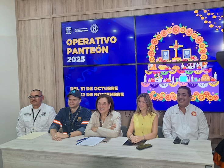 Hermosillo prepara operativo de Día de Muertos con limpieza, vigilancia y actividades culturales en panteones municipales