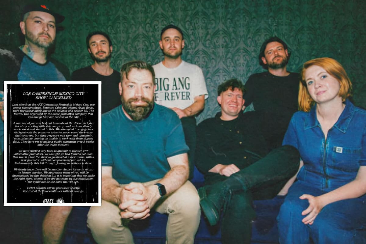 Banda británica cancela show en México al saber que el promotor es el mismo de Axe Ceremonia