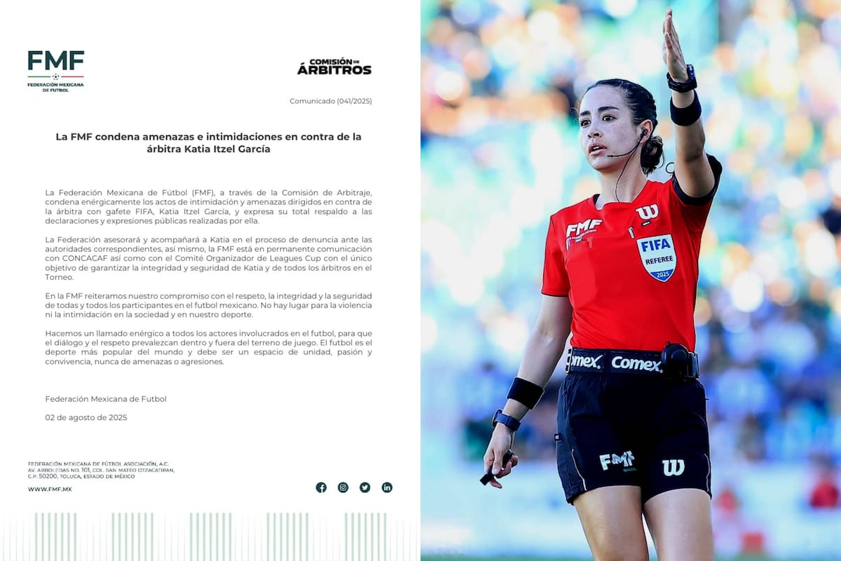 FMF condena amenazas de muerte contra la árbitra Katia Itzel García