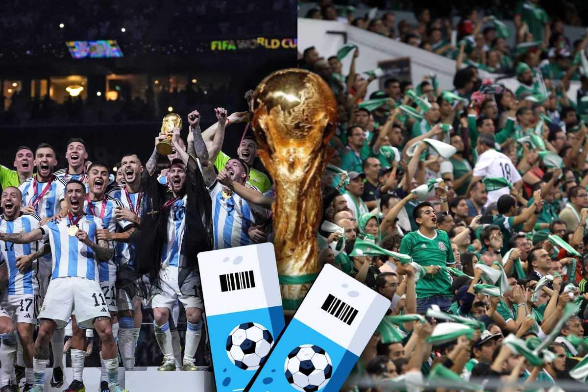 Entre los 1,000 y casi 150,000 pesos costaría un boleto para la Copa del Mundo 2026, informó la FIFA