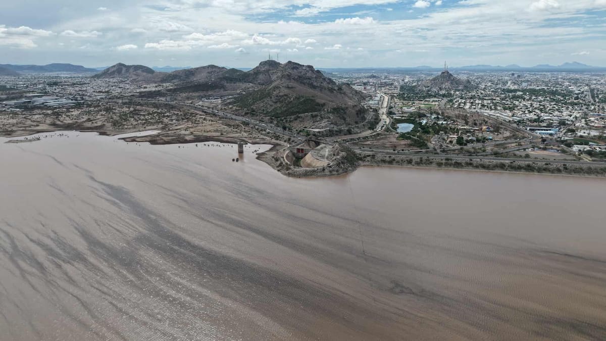El nivel de la presa Abelardo L. Rodríguez alcanza un millón trescientos mil metros cúbicos, según reportes de la Conagua. FOTO: JULIÁN ORTEGA