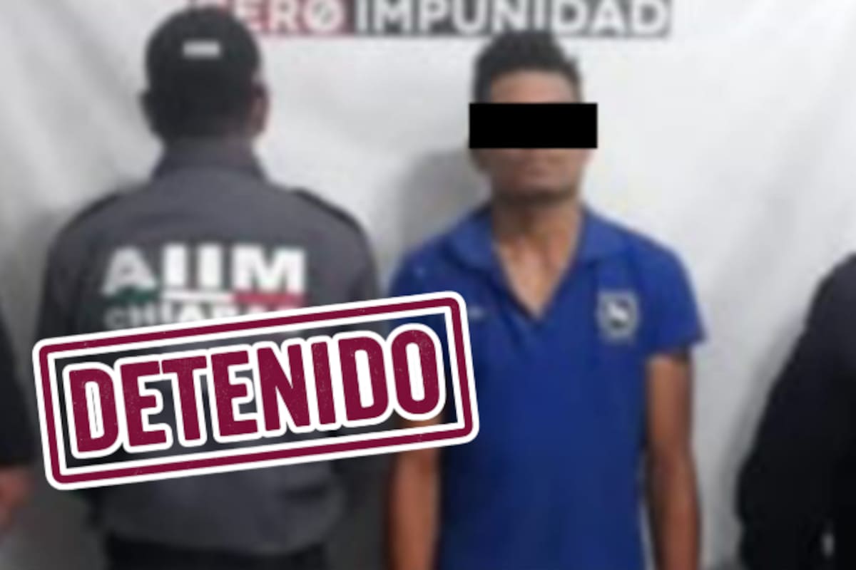 Trató de robar un estereo de un auto pero fue descubierto y hora esta detenido en Chiapas
