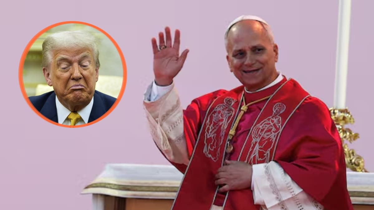 El papa León XIV respondió a críticas de Trump con un mensaje sobre guerra, poder y humildad, durante su visita a África. /Reuters/AP/Canva