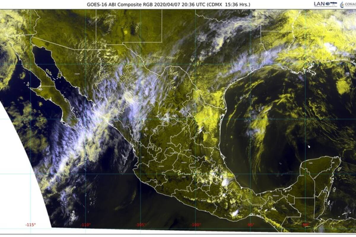 Frío, vientos, lluvias puntuales muy fuertes y posibles nevadas se prevén esta noche en el Noroeste de México