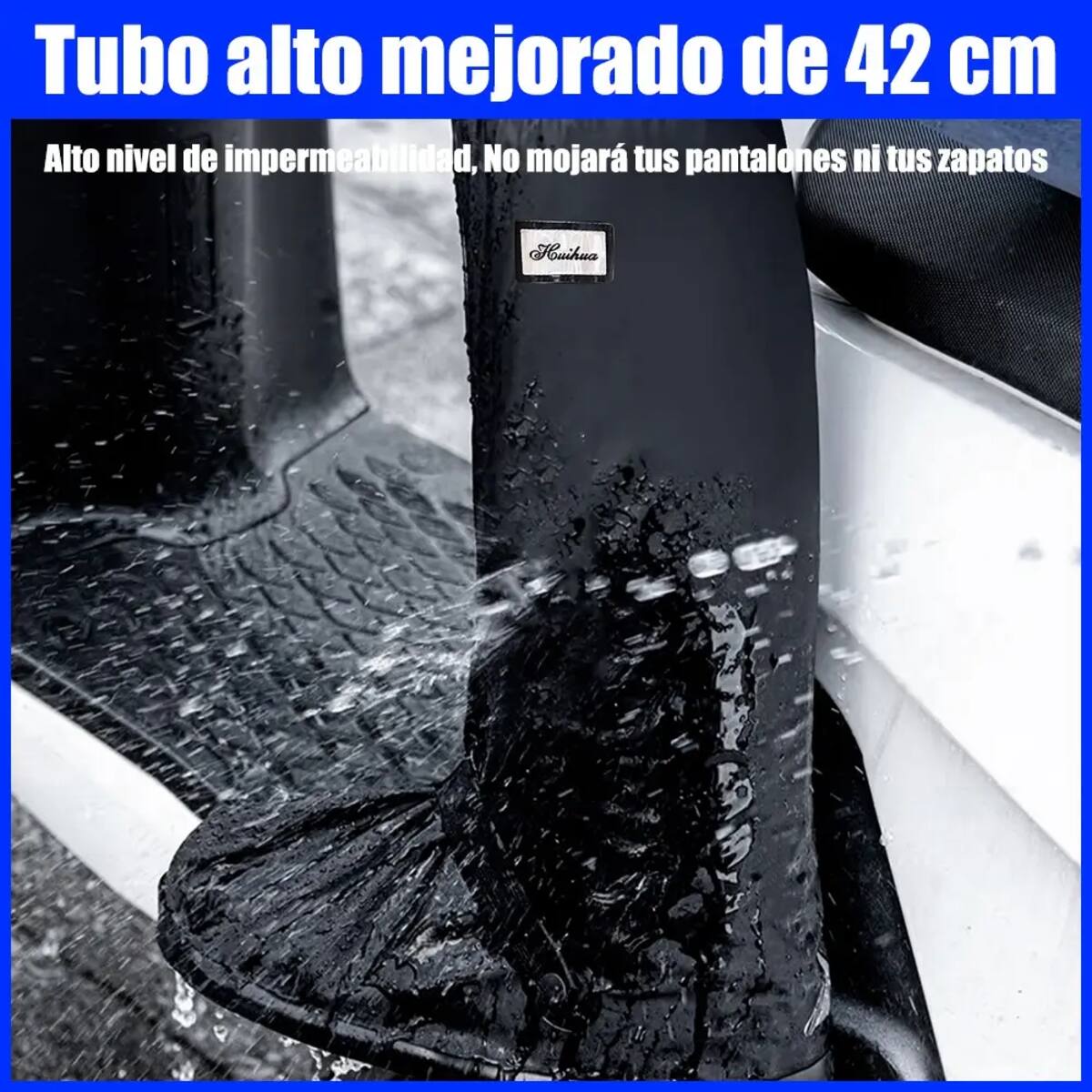 Protectores cubre zapato y botas impermeables reflectantes | Mercado Libre