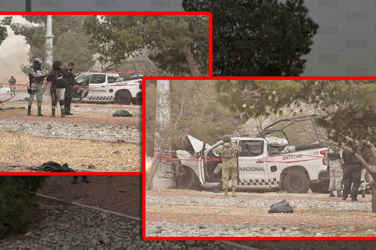 Mueren tres agentes de la Guardia Nacional y dos más resultan lesionados tras accidente en patrulla en Ciudad Juárez
