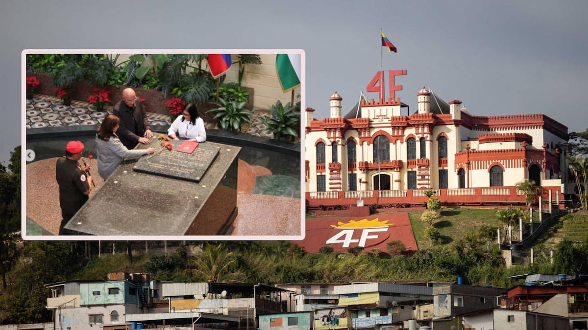 La tumba de Hugo Chávez permanece intacta: Así fue la visita de la presidenta encargada de Venezuela Delcy Rodríguez acompañada de su hermano Jorge Rodríguez, presidente de la AN para ratificar su juramento