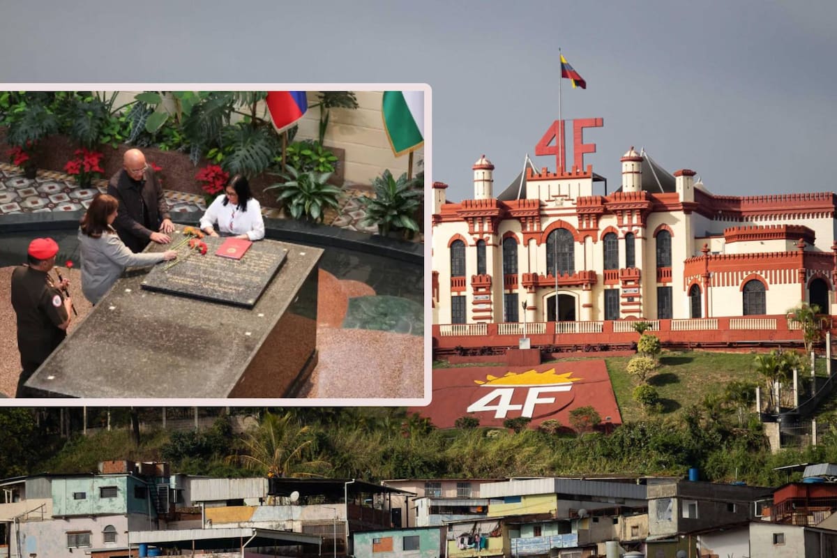 La tumba de Hugo Chávez permanece intacta: Así fue la visita de la presidenta encargada de Venezuela Delcy Rodríguez acompañada de su hermano Jorge Rodríguez, presidente de la AN para ratificar su juramento