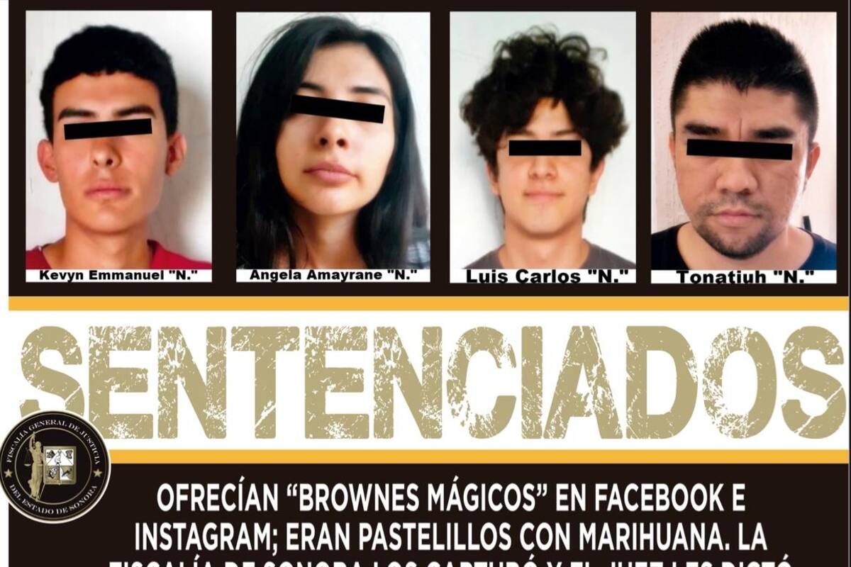 Venta de drogas en Hermosillo: Arrestados por ofrecer "brownies mágicos" en Facebook e Instagram