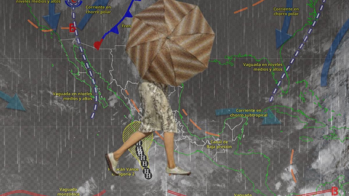 Frente Frío bajará temperaturas al Norte de México mientras el Huracán Vance se desplazará por el Sur este sábado
