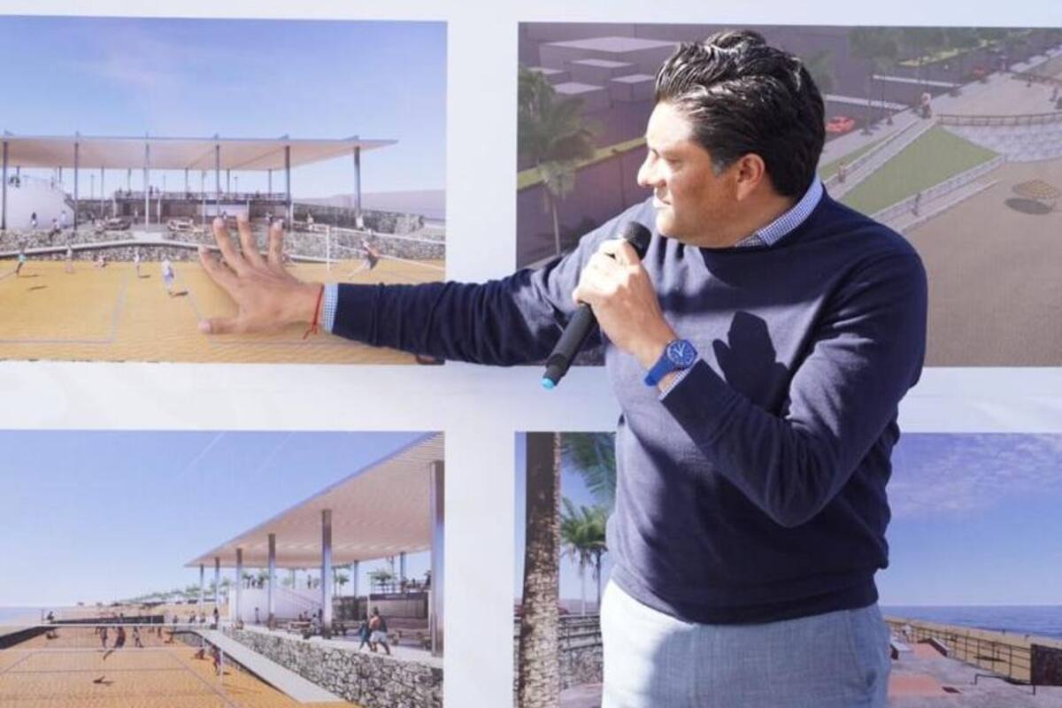 Arranca renovación de malecón en Playa Hermosa
