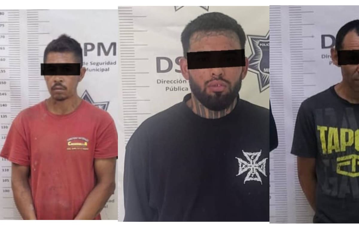 Tres personas con órdenes de aprehensión son capturadas en diferentes puntos de Mexicali