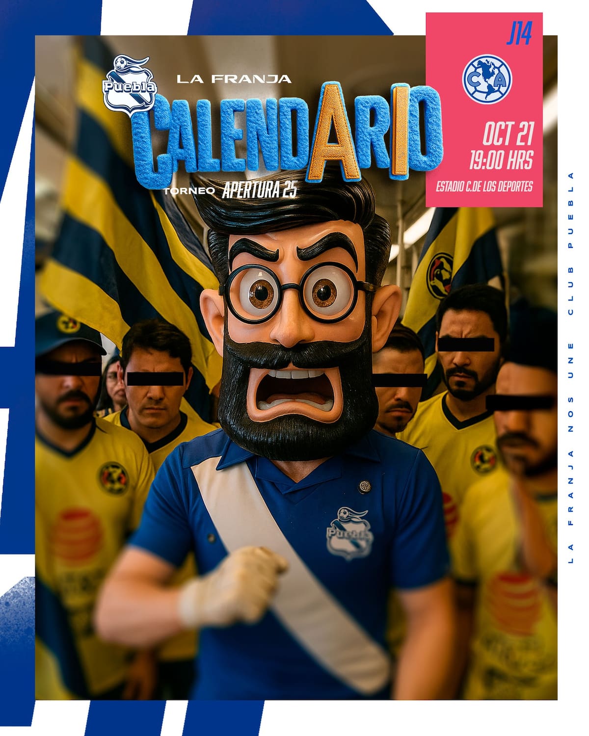 Jornada 14: Puebla visita al América.