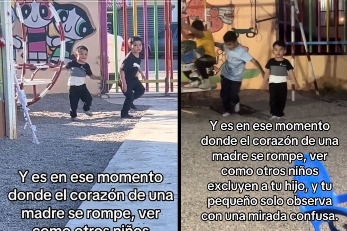 “Siempre me tendrás”: Madre ve cómo otros niños excluyen a su hijo