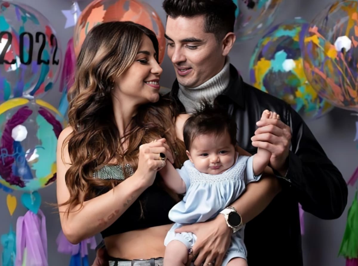 El bebé que tuvo la pareja se llama Leonel, y nació el 21 de agosto del 2021.