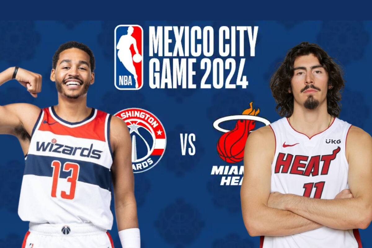 ¿A qué hora y dónde ver en vivo el Miami Heat vs Washington Wizrds, NBA Mexico City Game 2024?