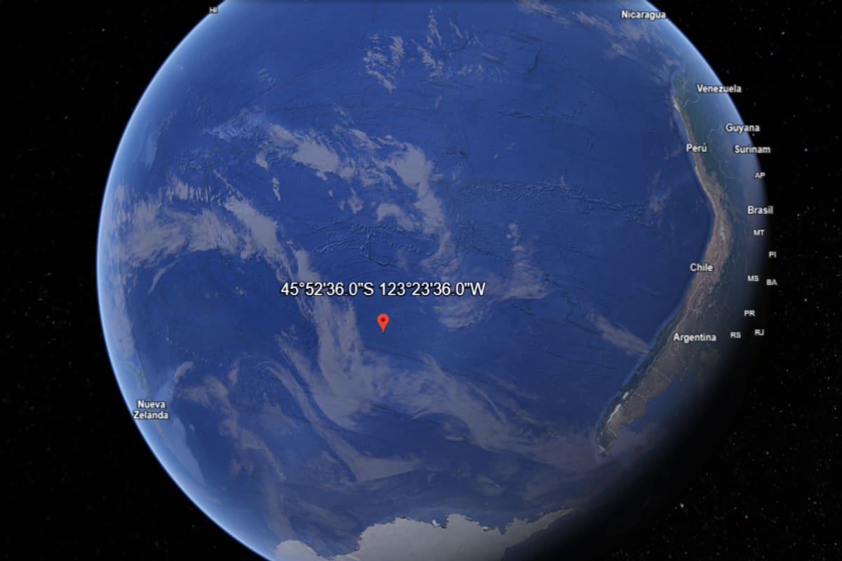 Punto Nemo: el lugar más aislado del planeta y cementerio espacial de la humanidad