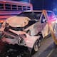 Accidente vehicular deja a una persona lesionada
