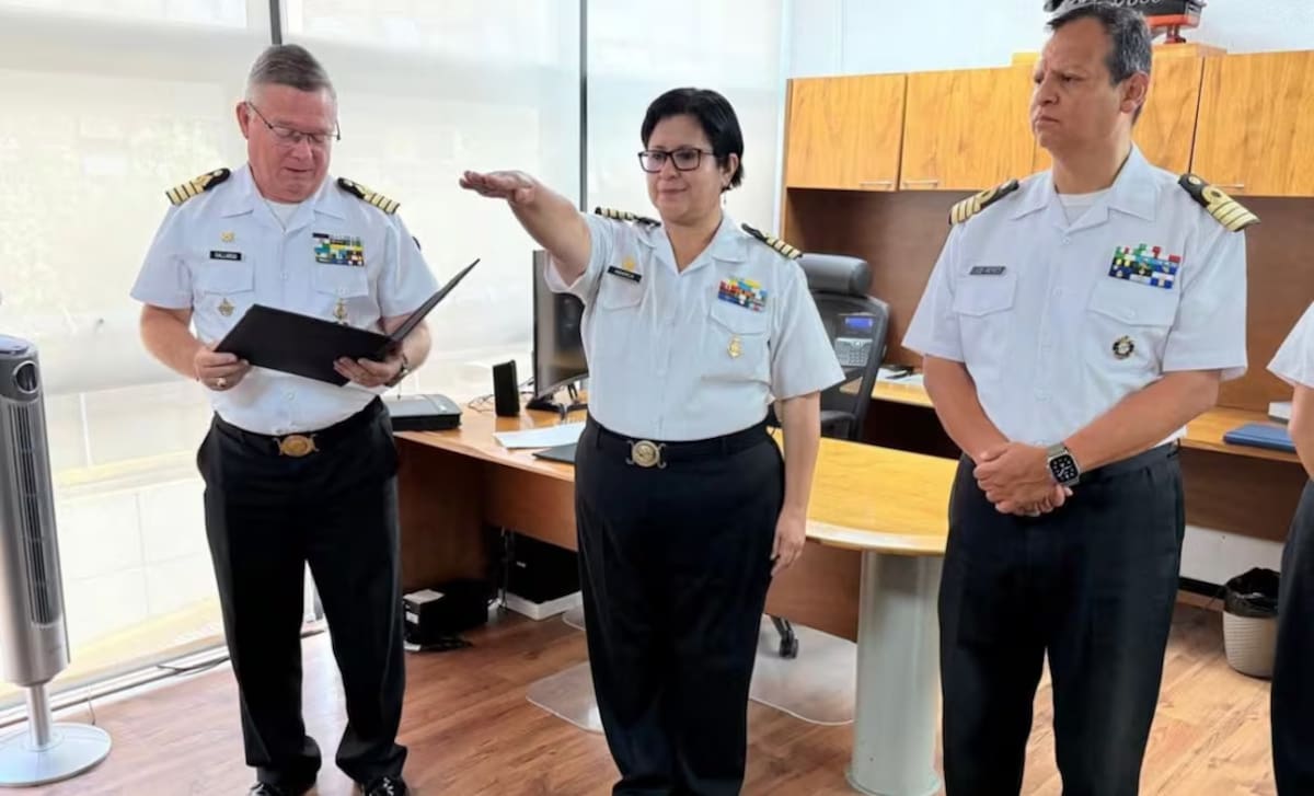 María Marissa Abarca, asume como la nueva directora general de Puertos de la Marina. | Especial