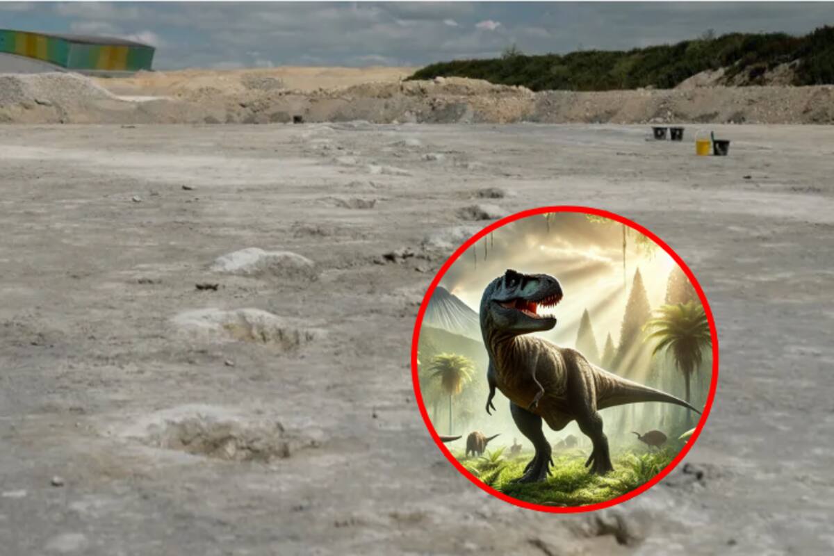 Revelan en Reino Unido el mayor yacimiento de huellas jurásicas hasta ahora