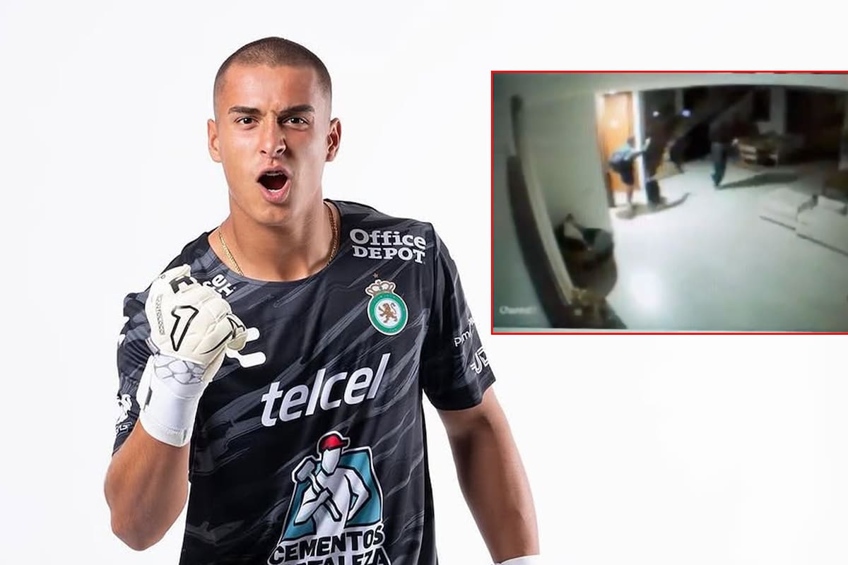 VIDEO: Irving Martínez, portero del León, sorprendió a seis encapuchados robando su casa; persiguió a uno y le dispararon a pocos metros
