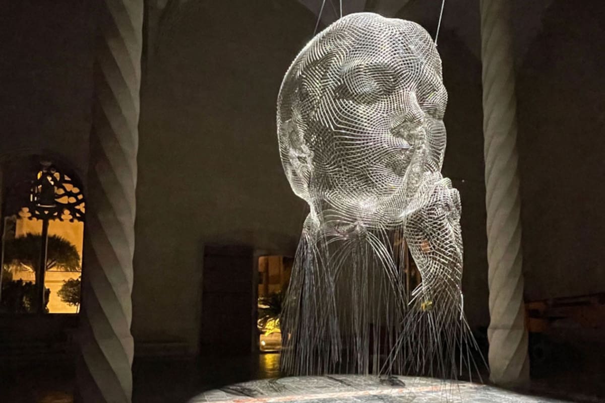 Jaume Plensa y sus monumentales rostros flotantes en Mallorca invitan a reflejar nuestra humanidad