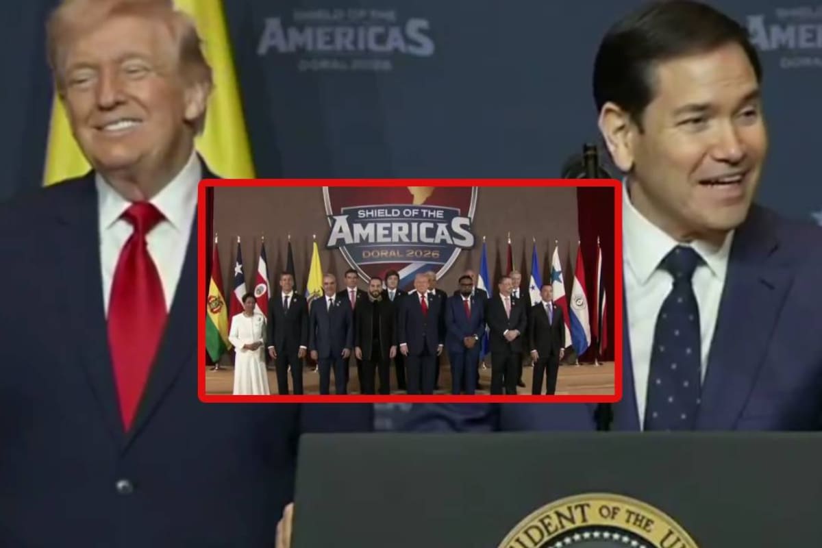 “No voy a aprender su m*ldito idioma”: Trump dice que no hablará español frente a mandatarios de Latam, mientras Marco Rubio agradece en español a los países asistentes a la Cumbre de Escudo de las Américas