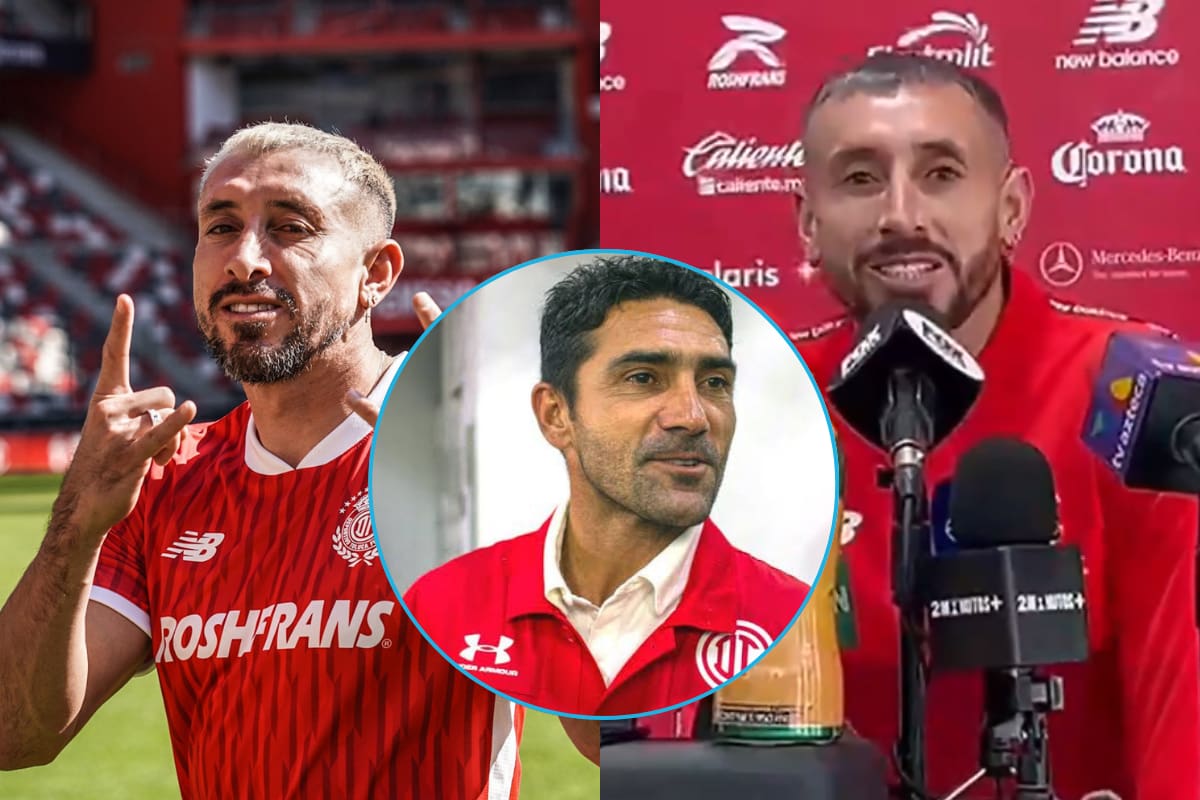 Héctor Herrera reveló cómo fue que fichó pro el Toluca: “Le dije de broma a Sinha que me trajera”