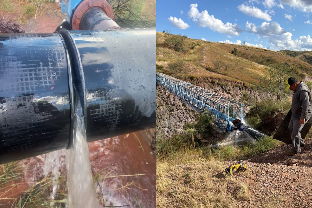 Fuga en una tubería deja sin agua a ocho colonias de Nogales