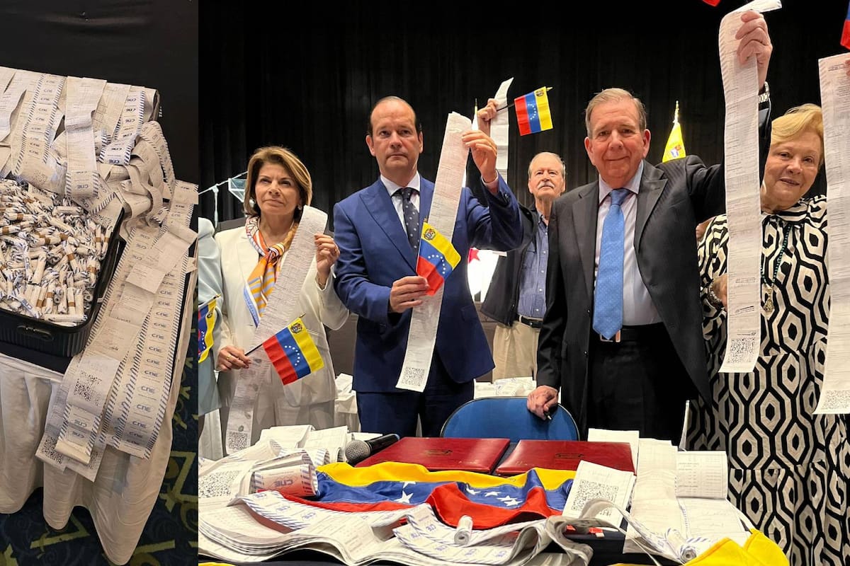 Oposición venezolana le entrega a Panamá las ACTAS electorales que, según aseguran, les dan el triunfo en presidenciales