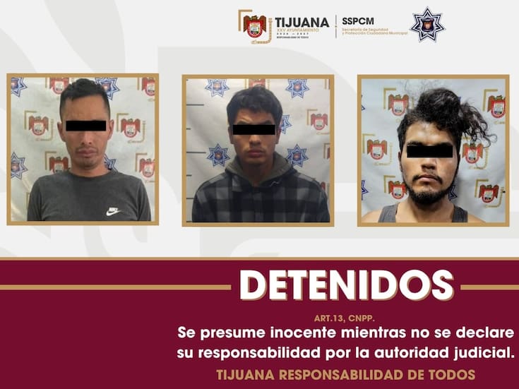 Detienen a cuatro hombres y decomisan más de 150 dosis de droga en Tijuana