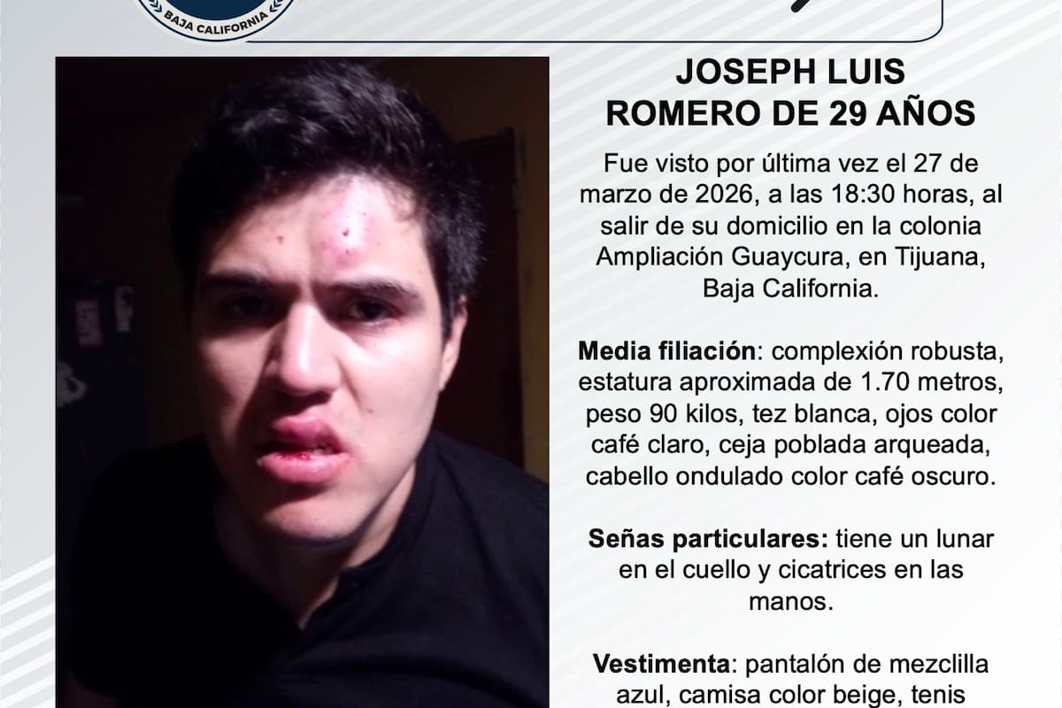 Se busca a Joseph Luis Romero de 29 años