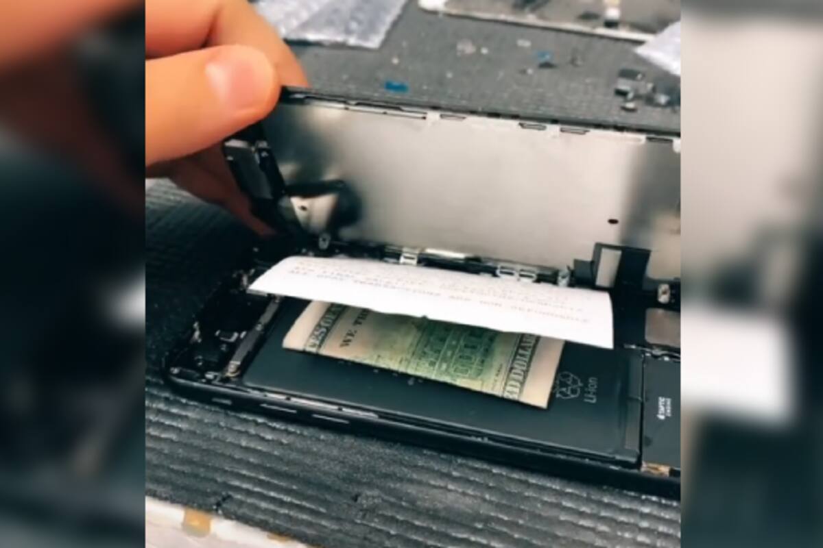 Al reparar celular encuentra sorprendente nota