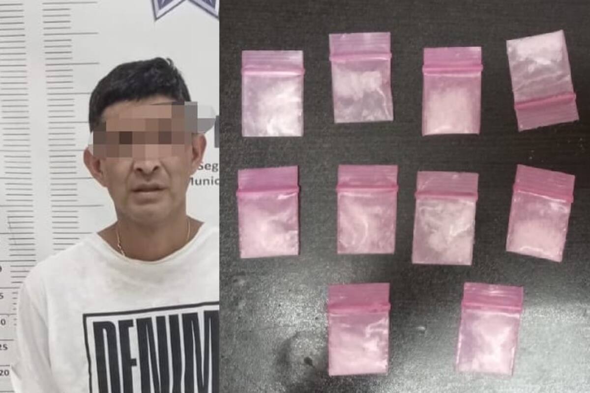 Cae hombre con metanfetamina en “El Botanero” de la colonia Alamitos