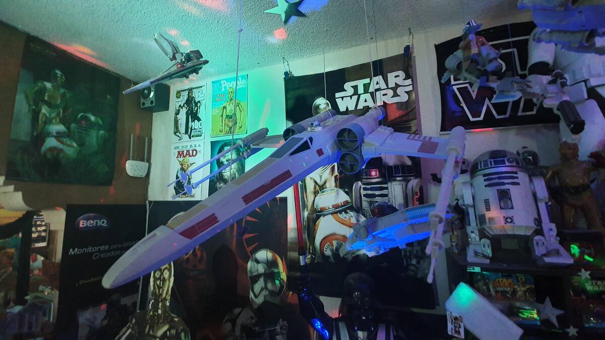 Y por supuesto no podía faltar un espacio dedicado a los fanáticos de Star Wars.